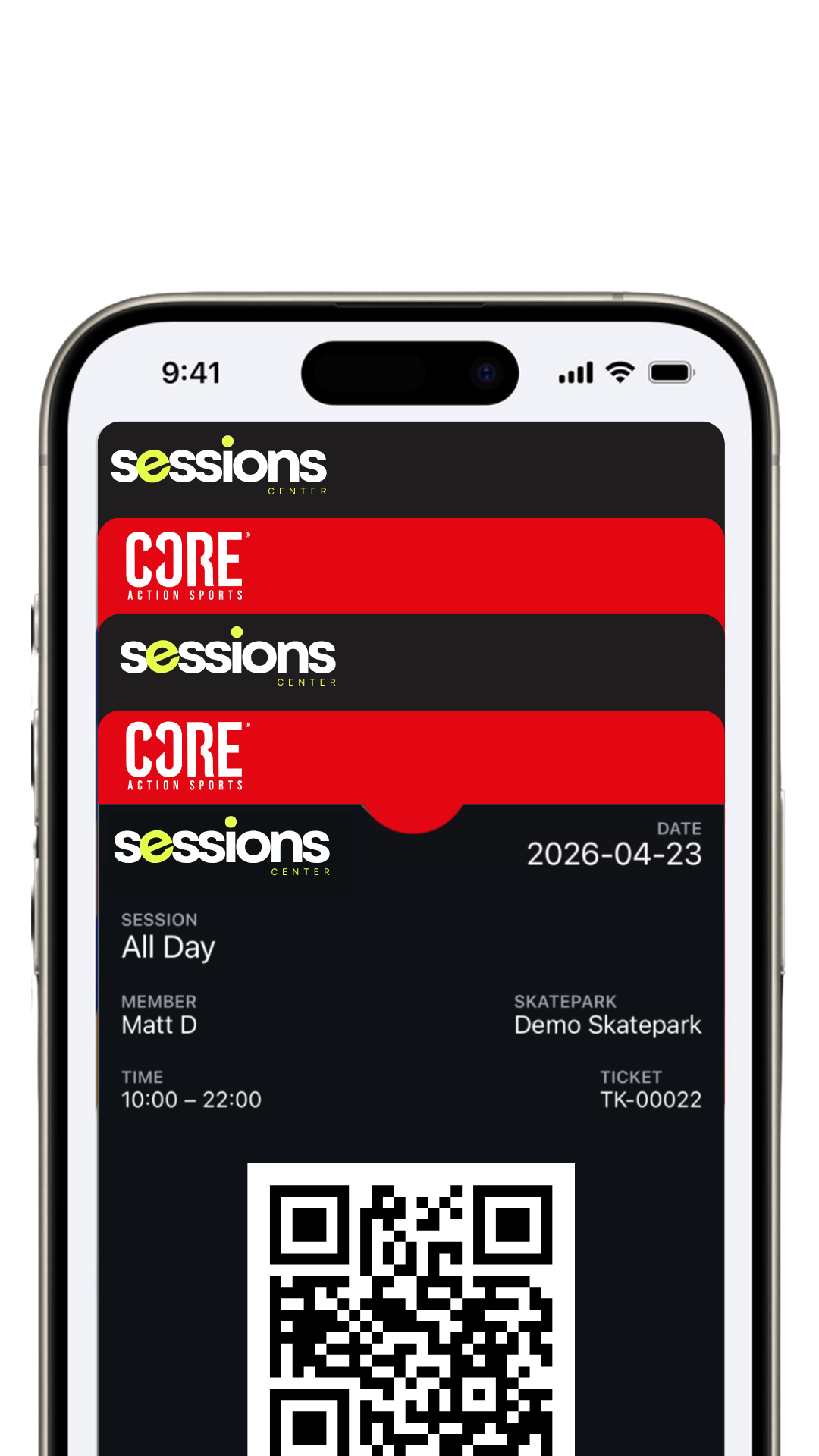 Apple Wallet passes on iPhone